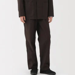 Sale Muji Pantalon large en moleskine et kapok pour homme