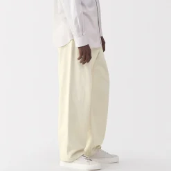 Discount Muji Pantalon large en washi sergé pour homme