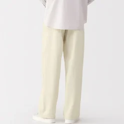 Discount Muji Pantalon large en washi sergé pour homme