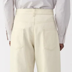 Discount Muji Pantalon large en washi sergé pour homme