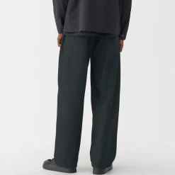 Discount Muji Pantalon large en washi sergé pour homme