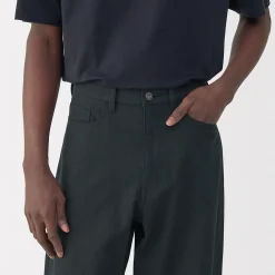 Discount Muji Pantalon large en washi sergé pour homme