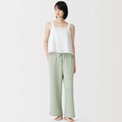 Hot Muji Pantalon long en maille ample pour femme