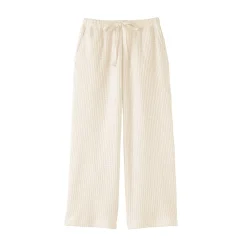 Hot Muji Pantalon long en maille ample pour femme
