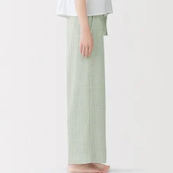 Hot Muji Pantalon long en maille ample pour femme