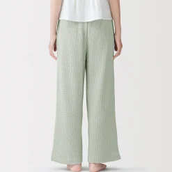 Hot Muji Pantalon long en maille ample pour femme