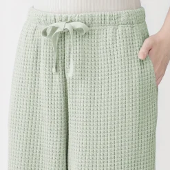 Hot Muji Pantalon long en maille ample pour femme