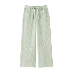 Hot Muji Pantalon long en maille ample pour femme