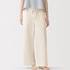 Hot Muji Pantalon long en maille ample pour femme