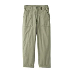Outlet Muji Pantalon longueur cheville en coton délavé pour femme