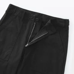 Outlet Muji Pantalon longueur cheville en coton délavé pour femme