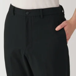 Online Muji Pantalon plissé ajusté et stretch pour homme