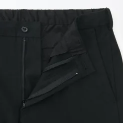 Online Muji Pantalon plissé ajusté et stretch pour homme