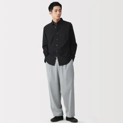 Best Muji Pantalon plissé large Quick Dry pour homme