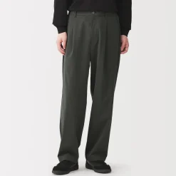 Best Muji Pantalon plissé large Quick Dry pour homme