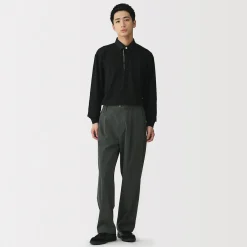 Best Muji Pantalon plissé large Quick Dry pour homme