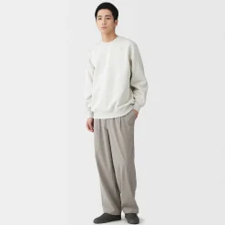 Best Muji Pantalon plissé large Quick Dry pour homme