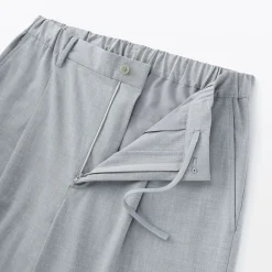 Best Muji Pantalon plissé large Quick Dry pour homme