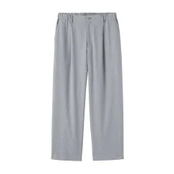 Best Muji Pantalon plissé large Quick Dry pour homme