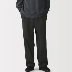 Best Muji Pantalon plissé large Quick Dry pour homme