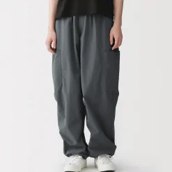 Hot Muji Pantalon utilitaire confort déperlant pour femme