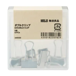 Sale Muji Pinces double‐clip (Lot de 6)