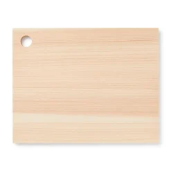 Sale Muji Planche à découper en bois de hinoki avec trou de suspension ‐ Petite