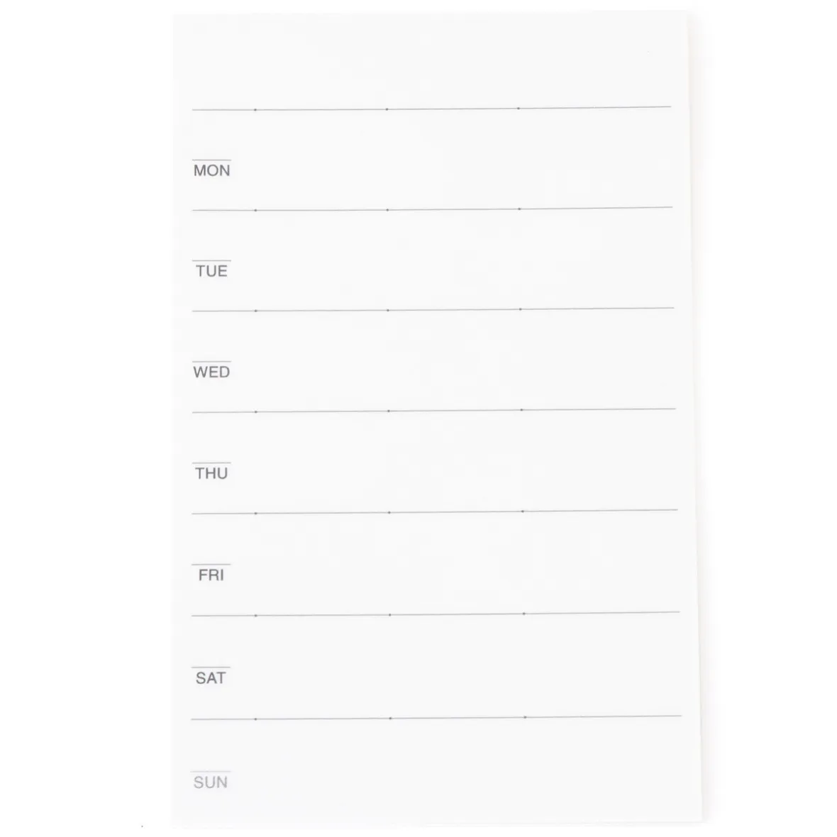 Best Muji Planificateur hebdomadaire avec feuillets adhésifs