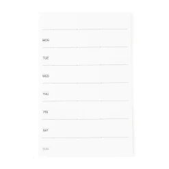 Best Muji Planificateur hebdomadaire avec feuillets adhésifs