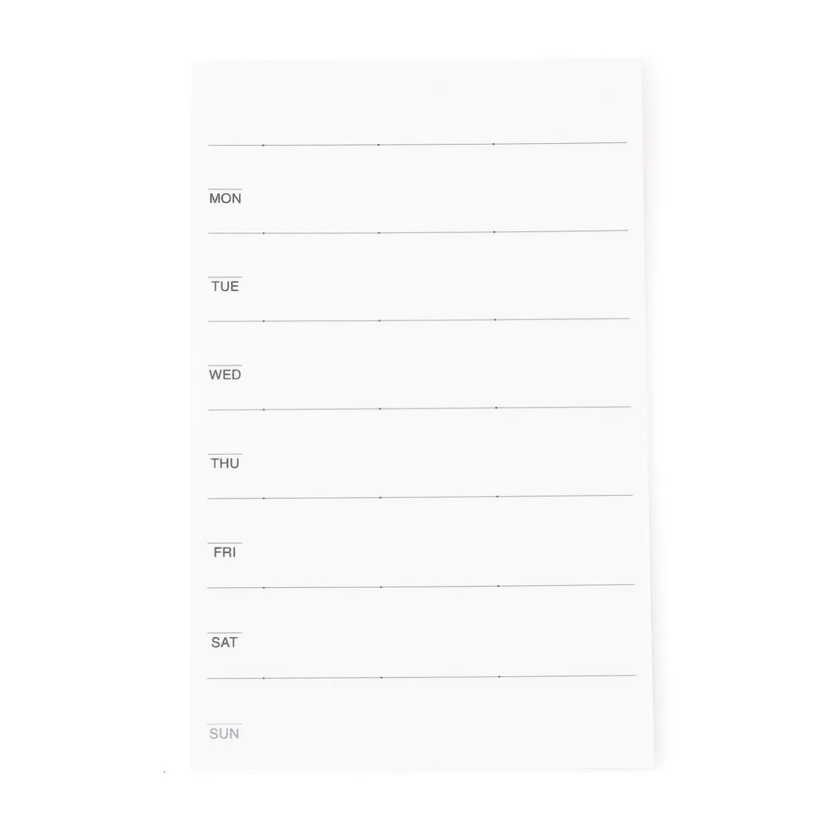 Best Muji Planificateur hebdomadaire avec feuillets adhésifs