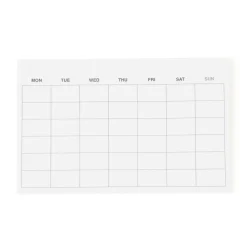 Muji Planificateur mensuel avec feuillets adhésifs