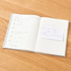Muji Planificateur mensuel avec feuillets adhésifs
