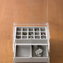 Discount Muji Plateau à bijoux 15 compartiments L16X P12X H2.5cm