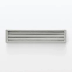Best Muji Plateau en velours pour bagues L16.7X P3.7X H2cm