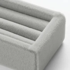 Best Muji Plateau en velours pour bagues L16.7X P3.7X H2cm