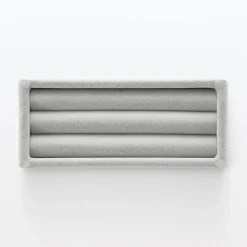 Sale Muji Plateau en velours pour boucles d'oreilles L5X P12X H2cm