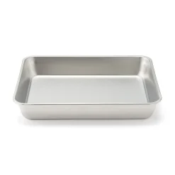 Outlet Muji Plateau rectangulaire en acier inoxydable L