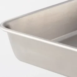 Outlet Muji Plateau rectangulaire en acier inoxydable L