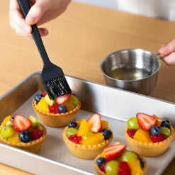 Outlet Muji Plateau rectangulaire en acier inoxydable L