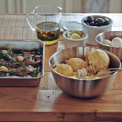 Outlet Muji Plateau rectangulaire en acier inoxydable L