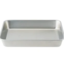 Outlet Muji Plateau rectangulaire en acier inoxydable L