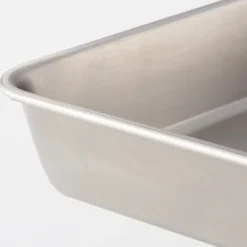 Outlet Muji Plateau rectangulaire en acier inoxydable L