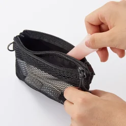 New Muji Pochette à double fermeture S