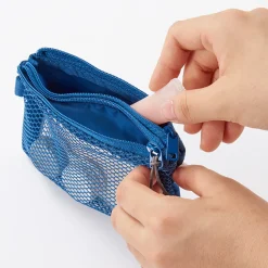 New Muji Pochette à double fermeture S