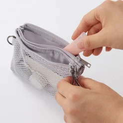 New Muji Pochette à double fermeture S