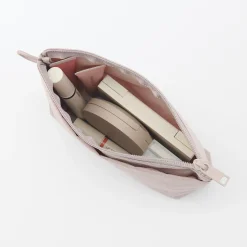 Hot Muji Pochette à poser en nylon texturé ‐ Moyenne