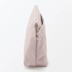 Hot Muji Pochette à poser en nylon texturé ‐ Moyenne