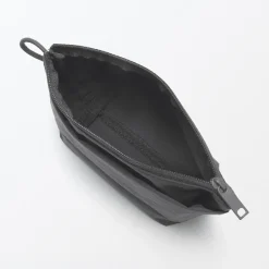 Hot Muji Pochette à poser en nylon texturé ‐ Petite