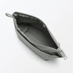 Hot Muji Pochette à poser en nylon texturé ‐ Petite