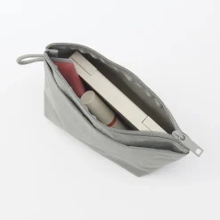 Hot Muji Pochette à poser en nylon texturé ‐ Petite